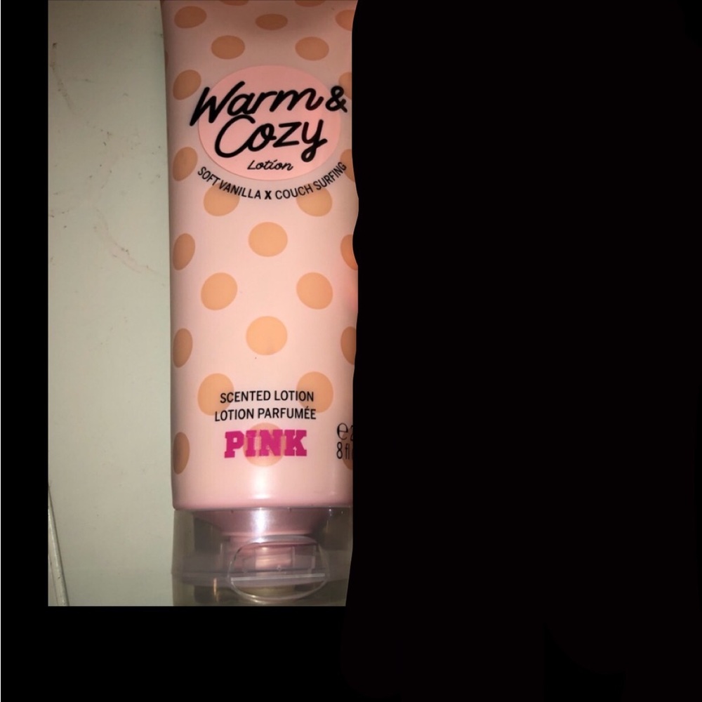 Only the lotion pink